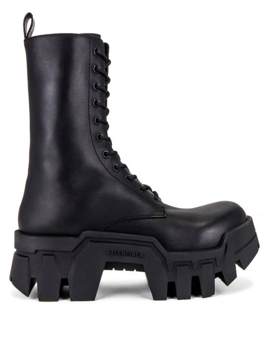 Balenciaga bulldozer lace up boot