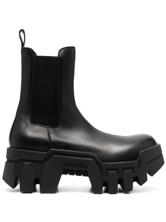 Balenciaga bulldozer platform chelsea boots