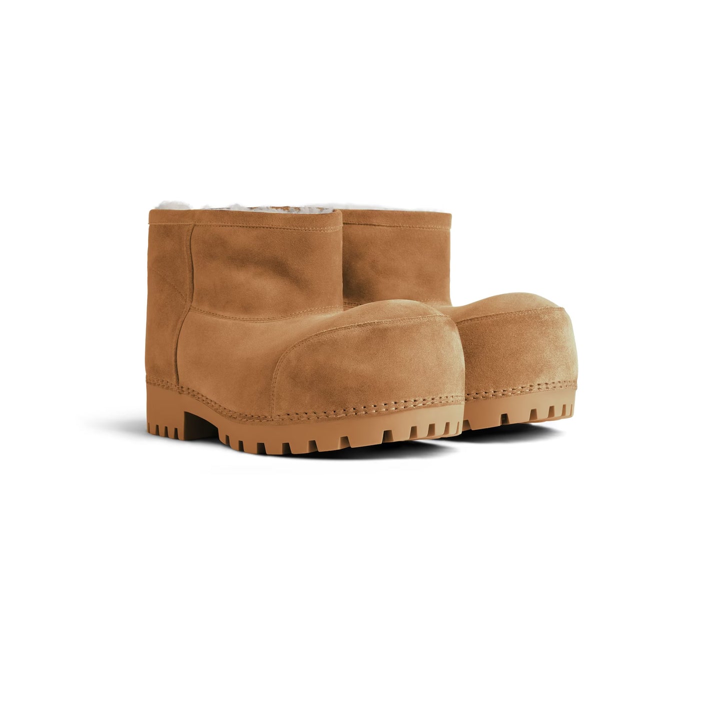 Balenciaga Alaska fur snow boots