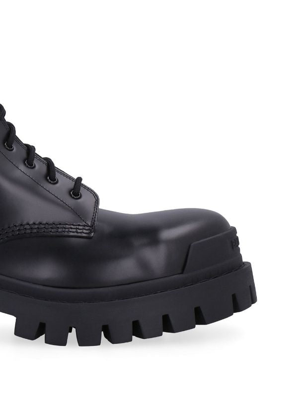 Balenciaga combat strike 20mm lace-up boots