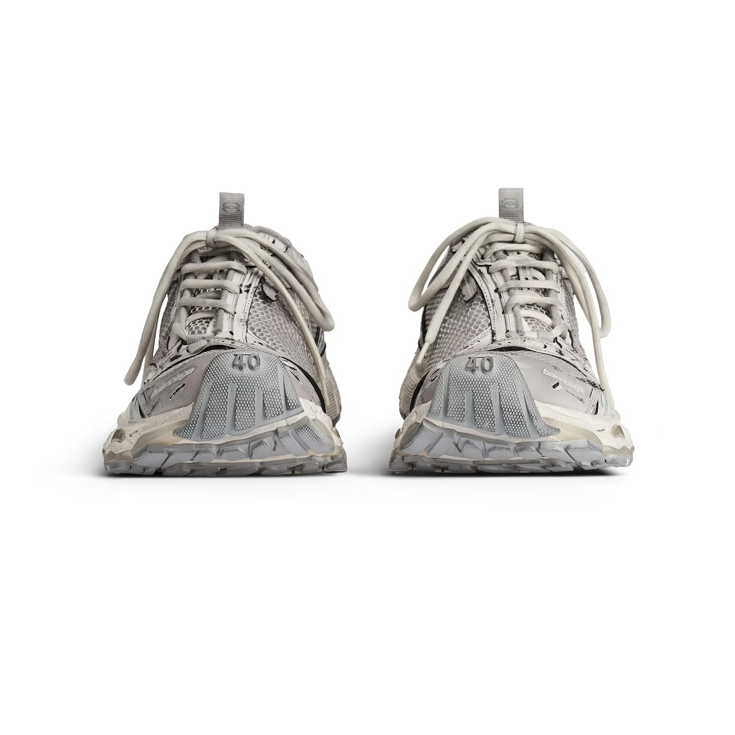 Balenciaga stapler sneaker in beige/grey