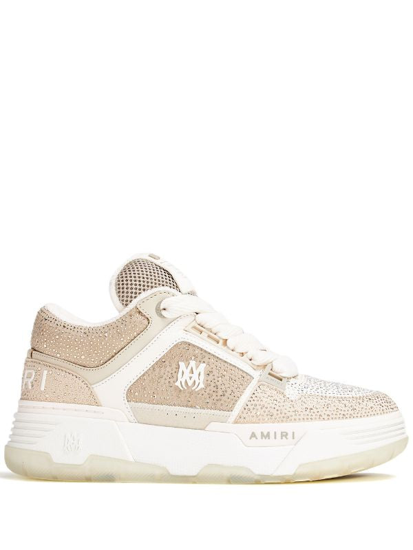 Amiri Crystal MA-1 leather sneakers