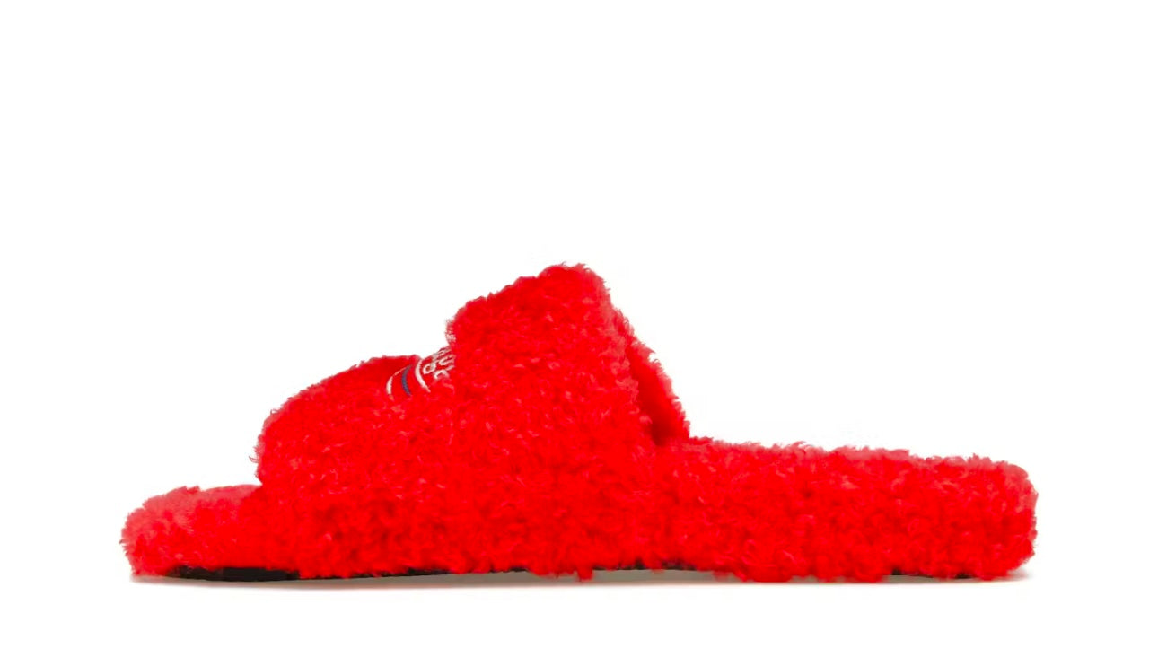 Balenciaga Furry slide sandals