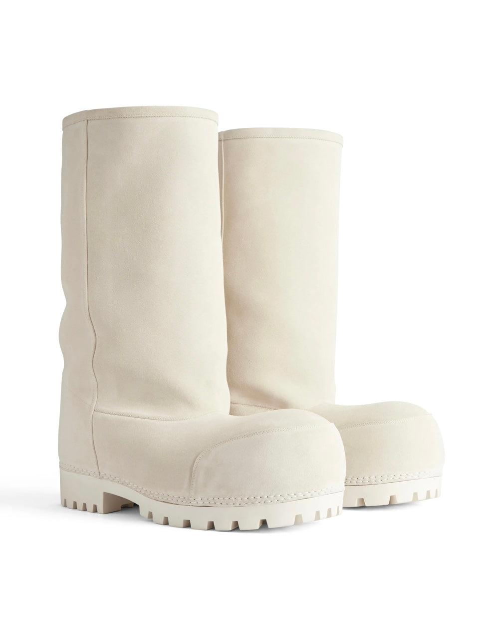 Balenciaga Alaska fur high snow boots