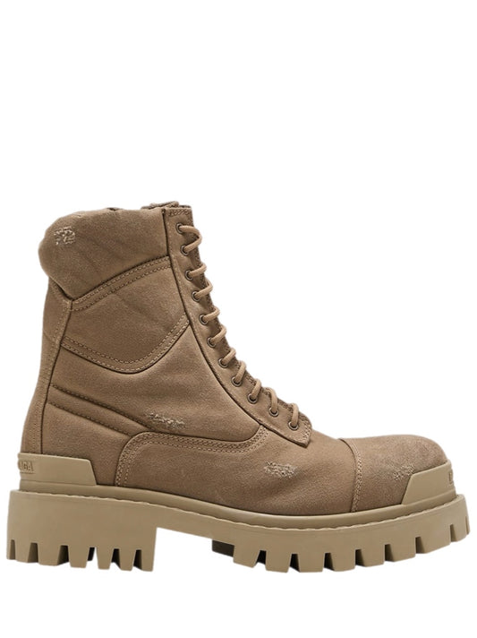 Balenciaga combat strike canvas boots