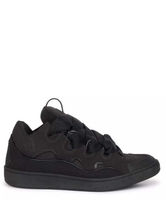 Lanvin Curb suede trim sneakers