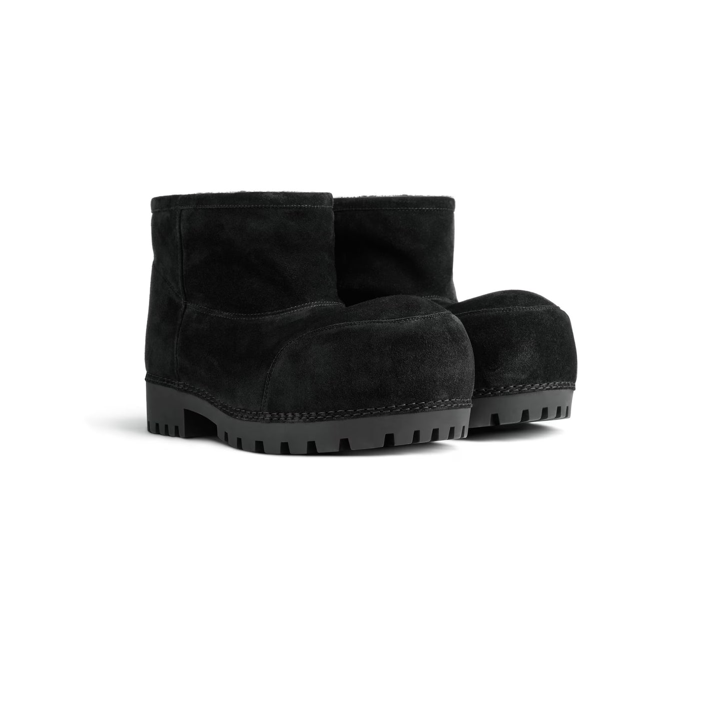 Balenciaga Alaska fur snow boots