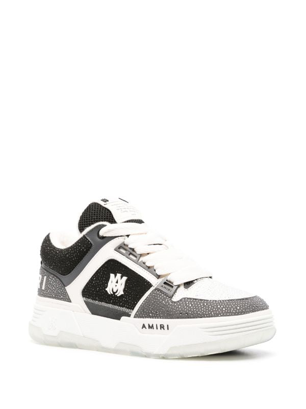 Amiri Crystal MA-1 leather sneakers