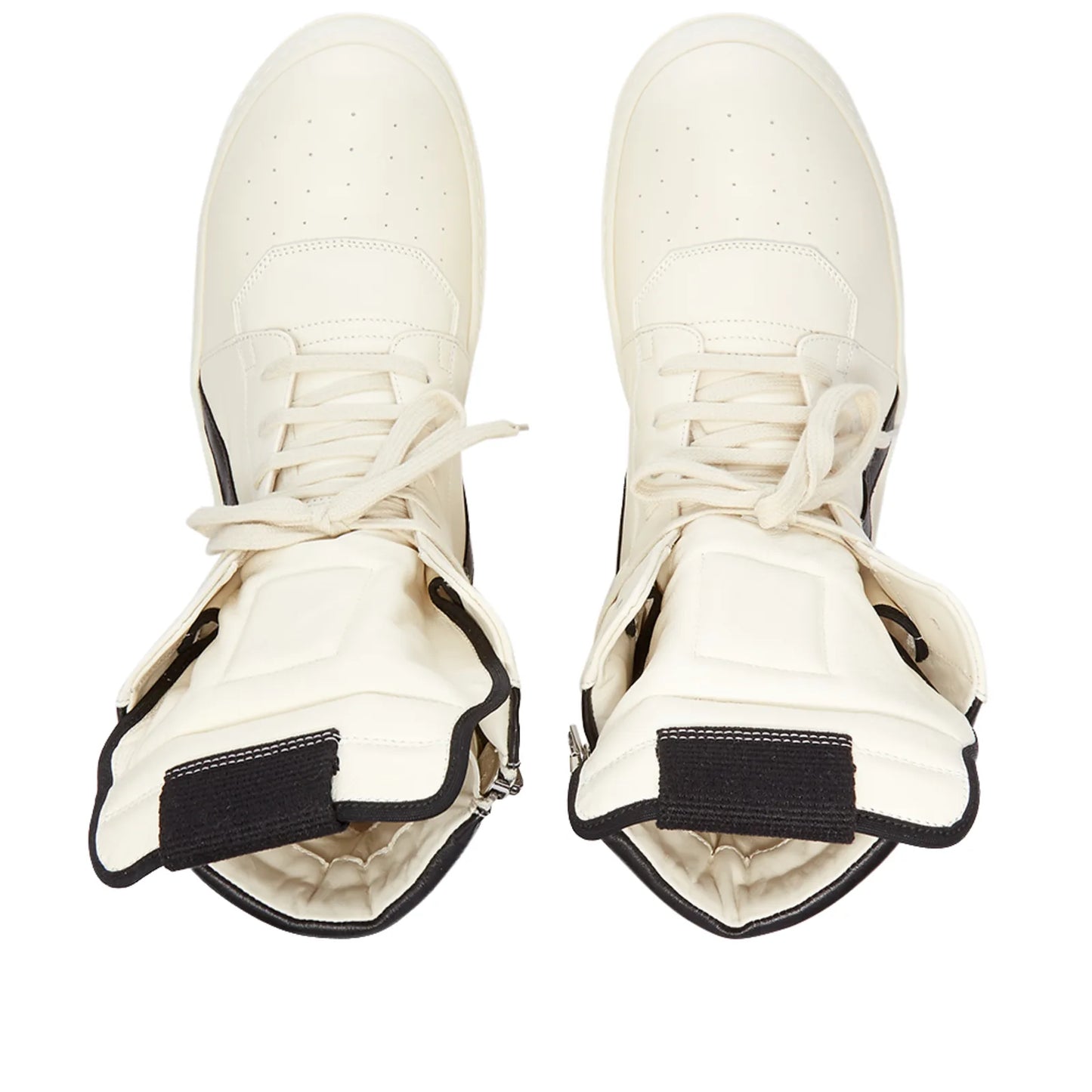 Rick Owen Geobasket high-top leather sneakers