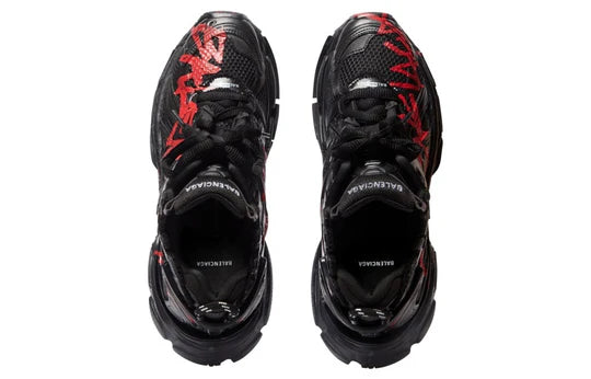 Balenciaga runner graffiti sneakers