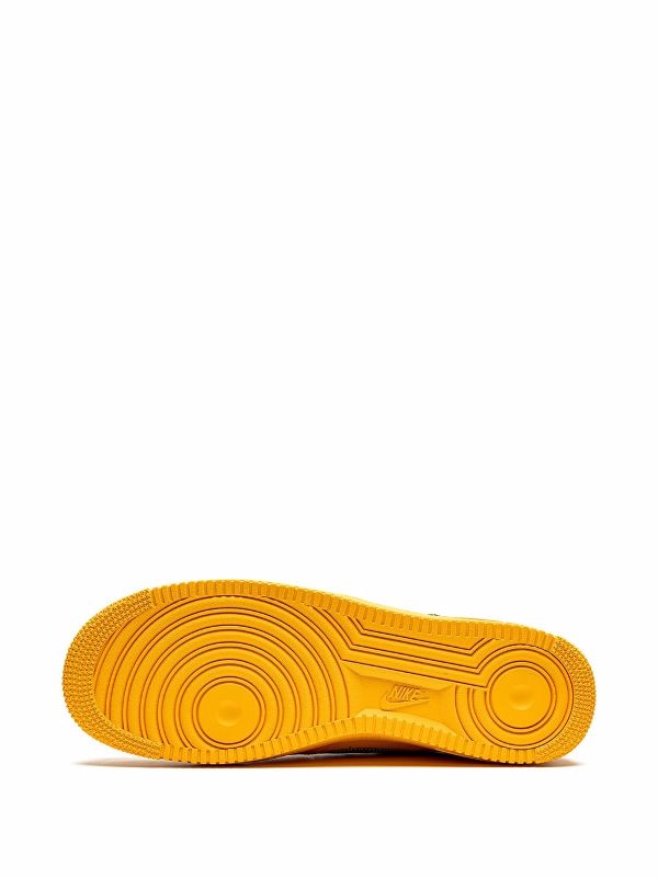 Nike X Off-White Air Force 1 Low "University Gold" sneakers