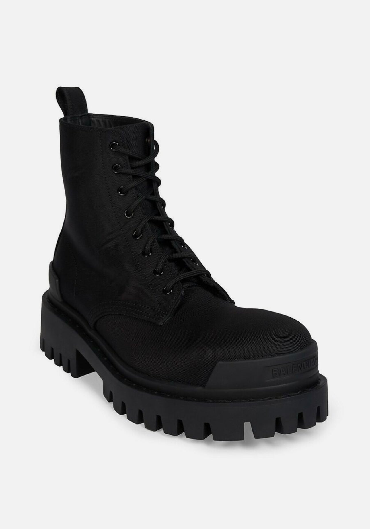 Balenciaga combat strike nylon boots