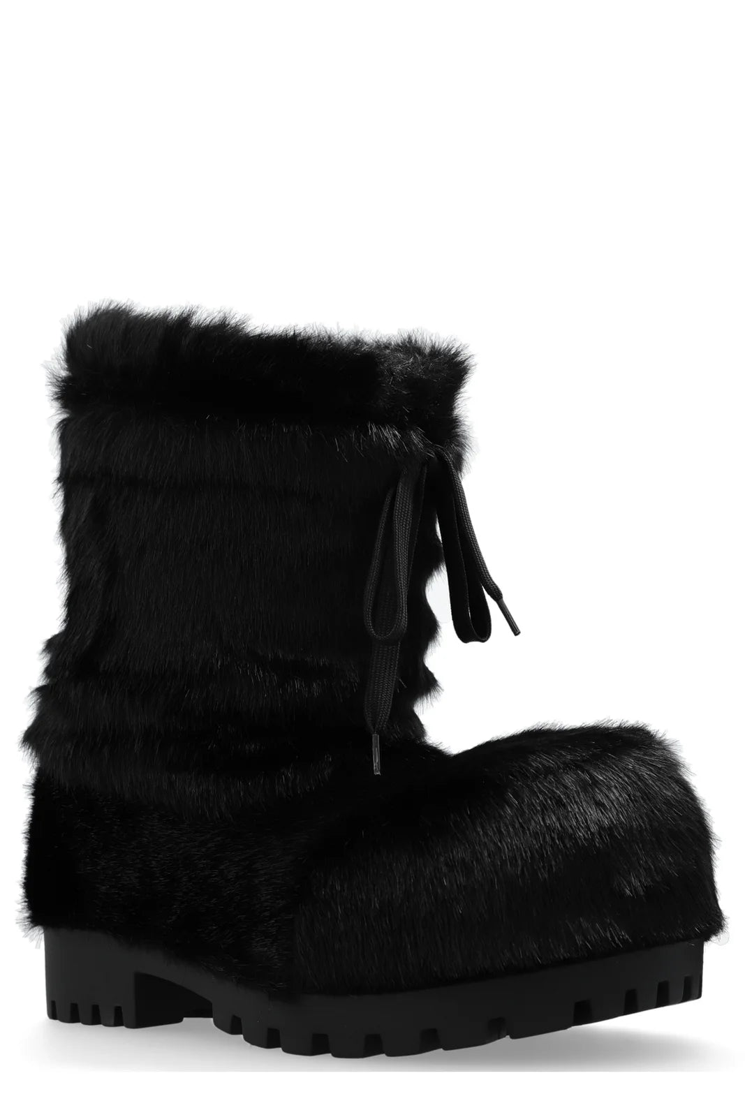 Balenciaga Alaska faux fur snow boots