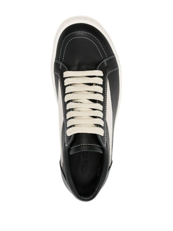 Rick Owens lace-up leather sneakers