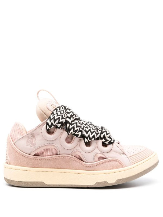Lanvin Curb suede trim sneakers