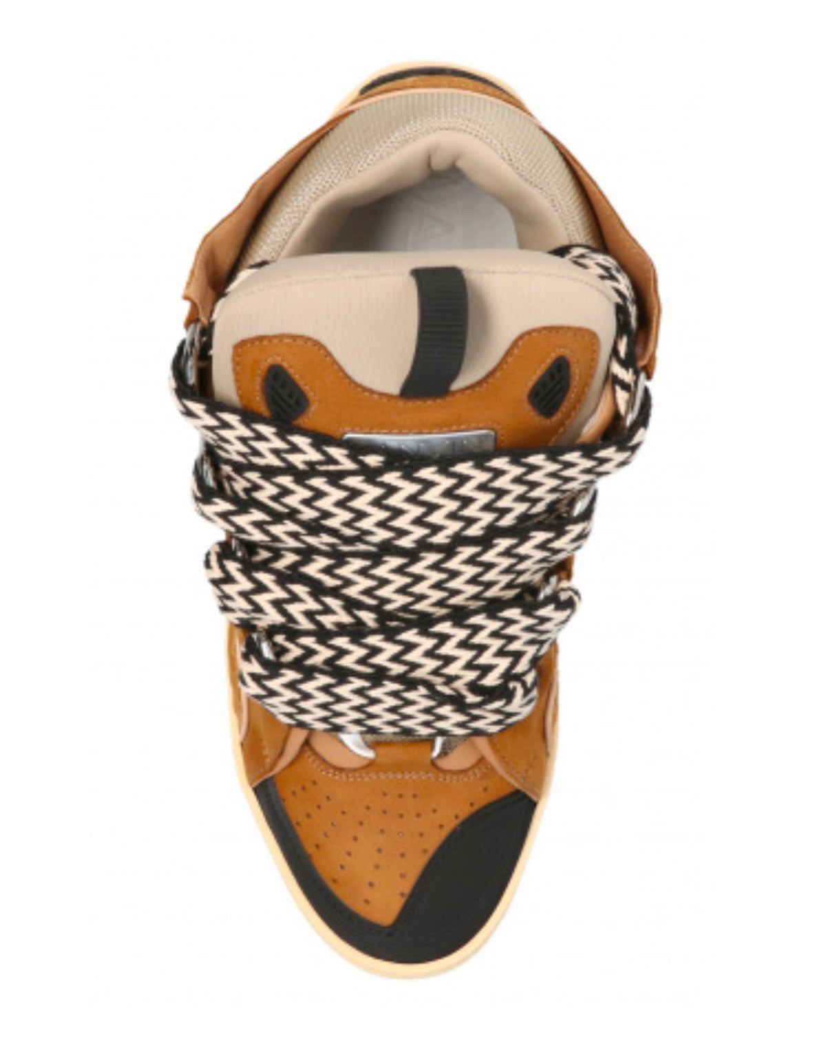 Lanvin Curb suede trim sneakers