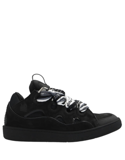 Lanvin Curb suede trim sneakers
