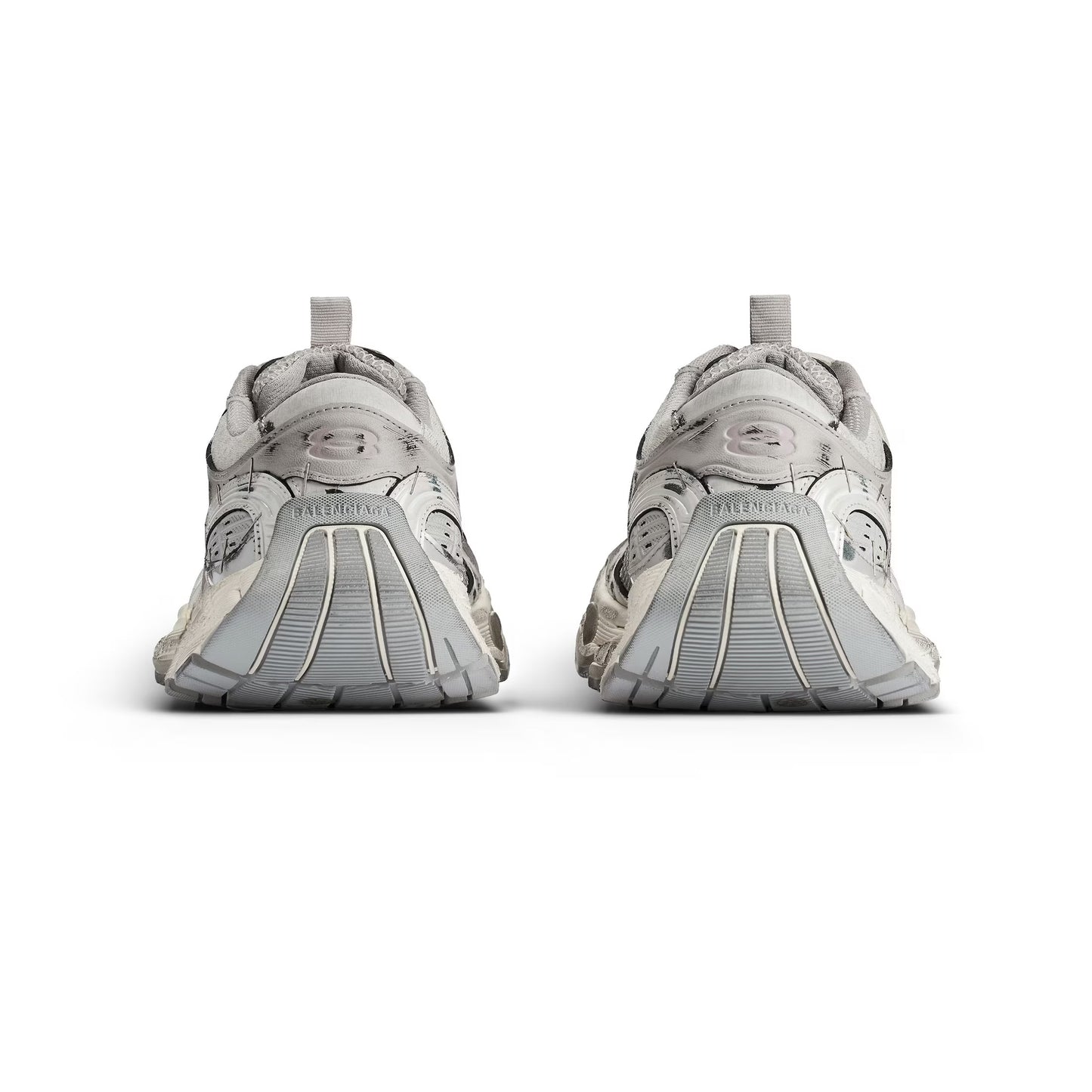 Balenciaga stapler sneaker in beige/grey