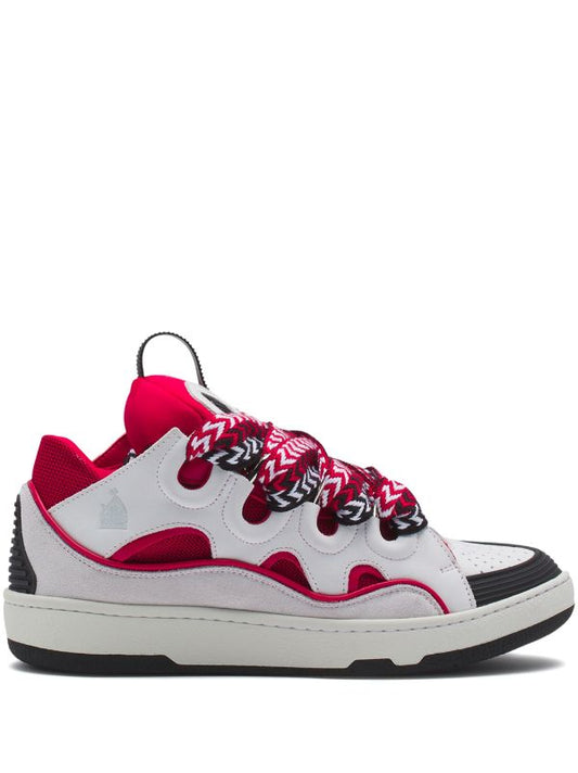 Lanvin Curb suede trim sneakers