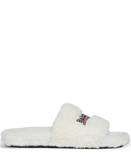 Balenciaga Furry slide sandals