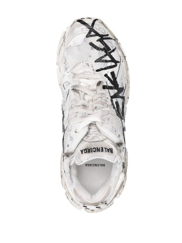 Balenciaga runner graffiti sneakers