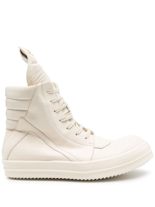 Rick Owen Geobasket high-top leather sneakers