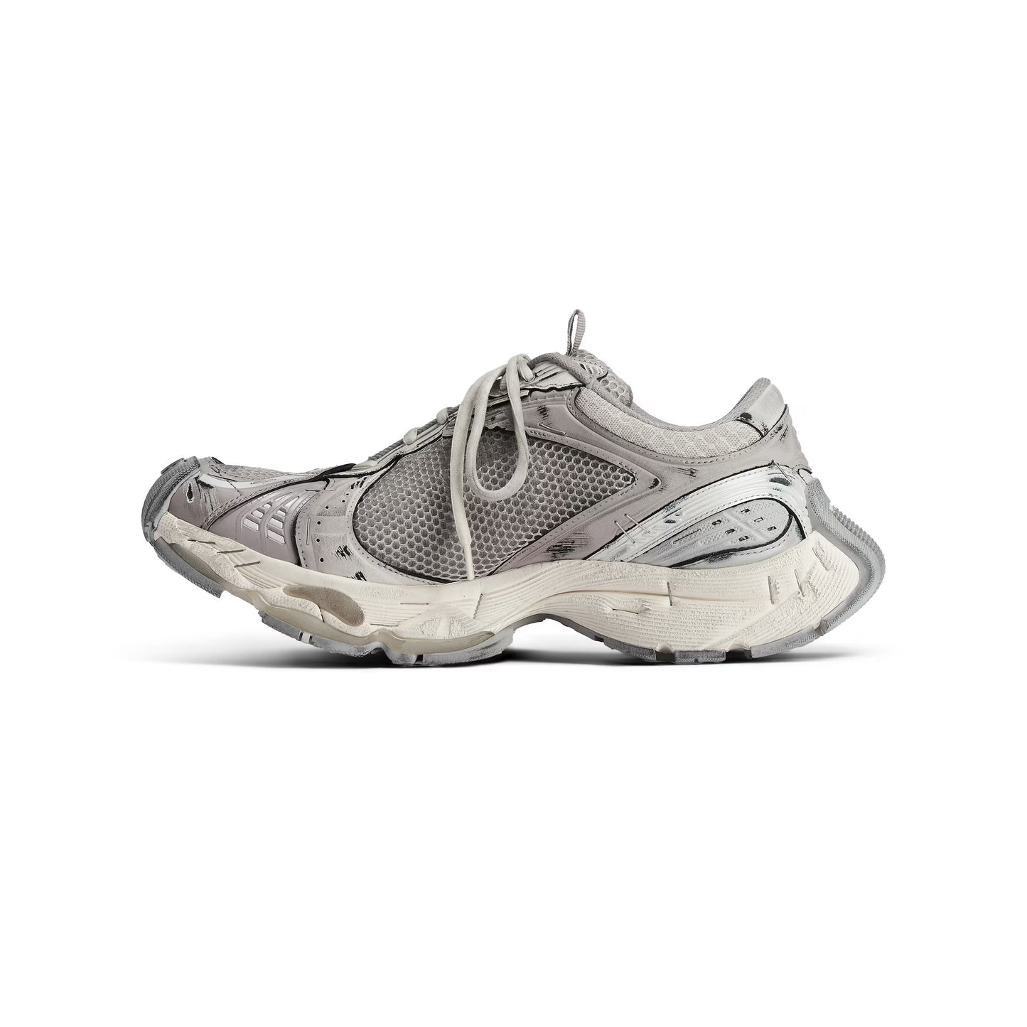 Balenciaga stapler sneaker in beige/grey