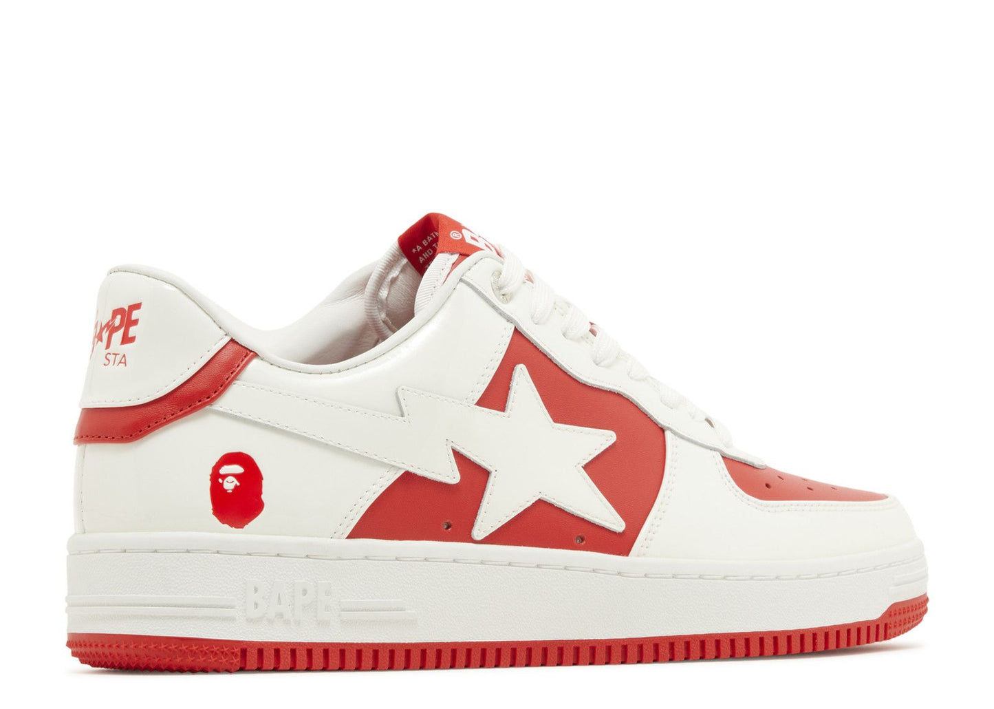 Bape Bapesta #6 “Patent Leather Pack - Red”