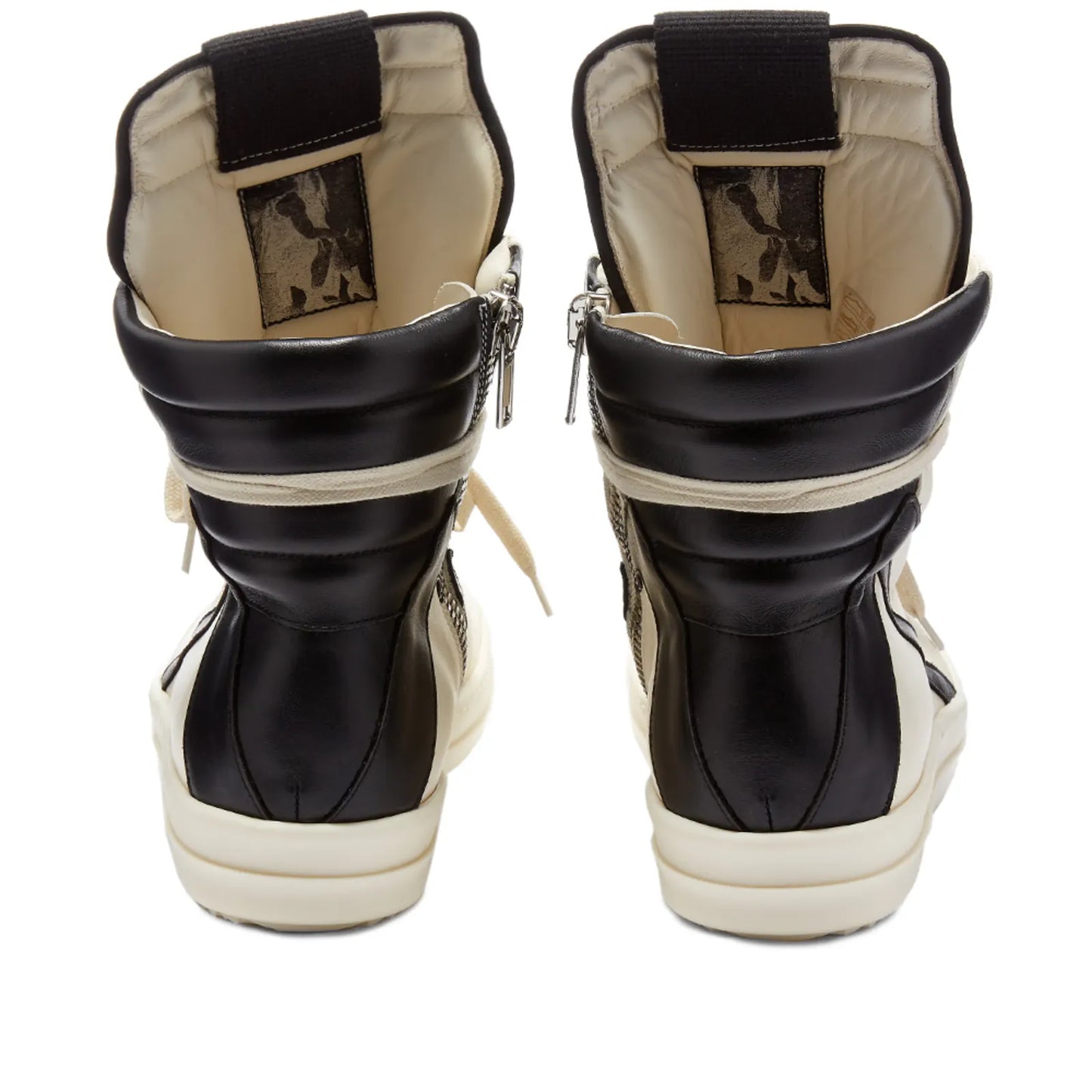 Rick Owen Geobasket high-top leather sneakers