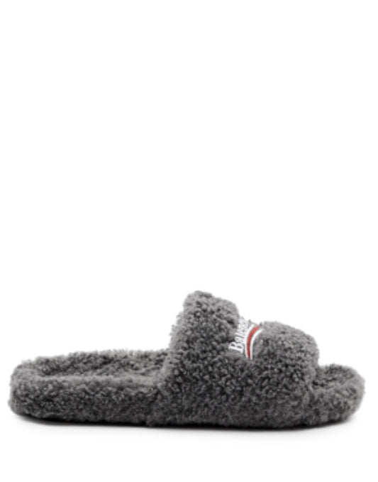 Balenciaga Furry slide sandals