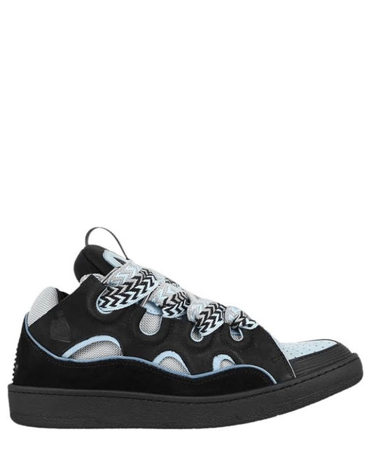 Lanvin Curb suede trim sneakers