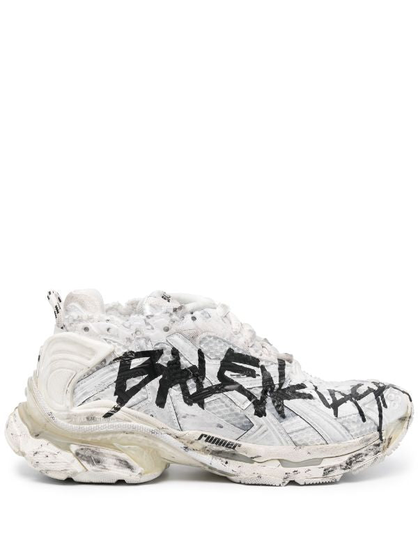 Balenciaga runner graffiti sneakers
